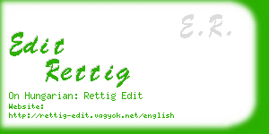 edit rettig business card